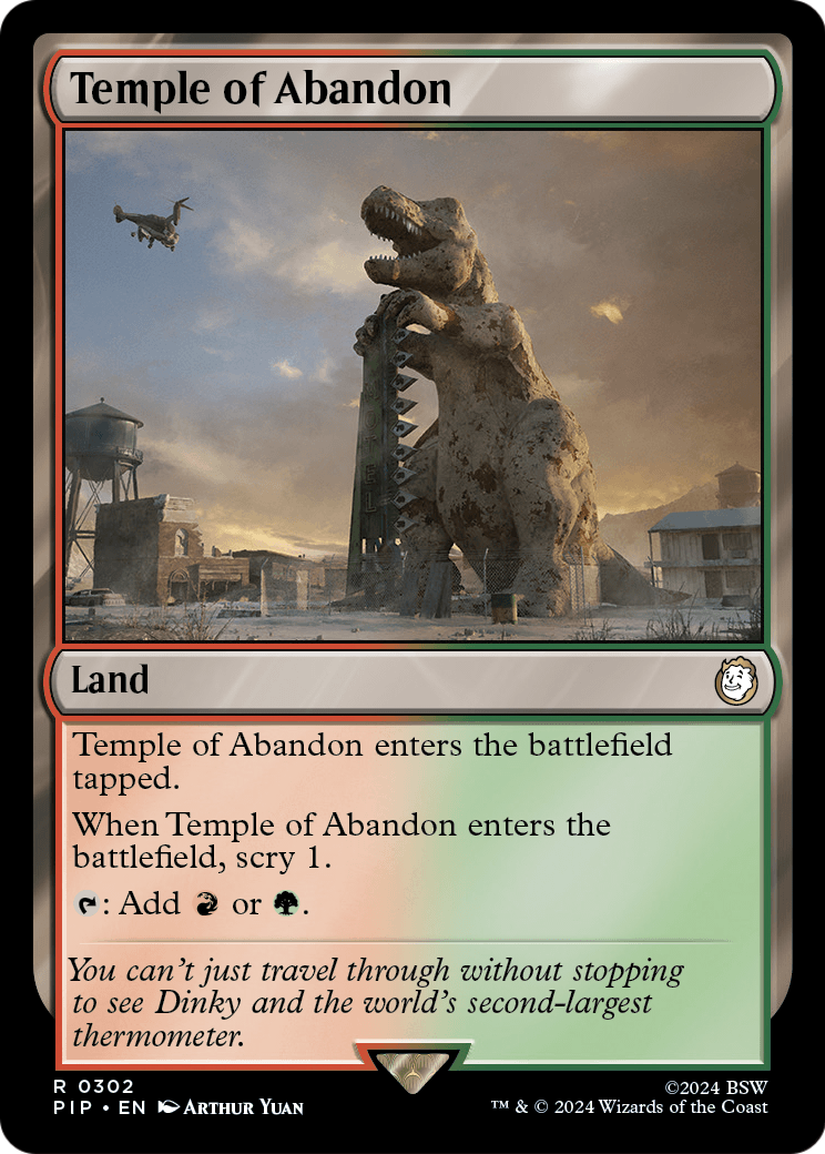 Temple of Abandon [Fallout] Foil
