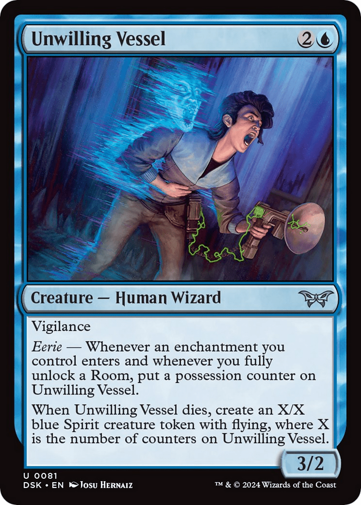 Unwilling Vessel [Duskmourn: House of Horror] Foil
