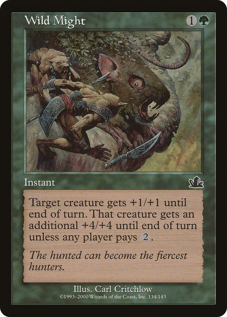 Wild Might [Prophecy] Foil