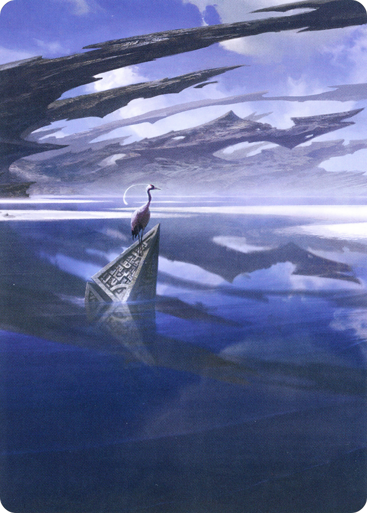 Seachrome Coast // Seachrome Coast (AZNR-031) - Zendikar Rising Art Series (Borderless) Foil