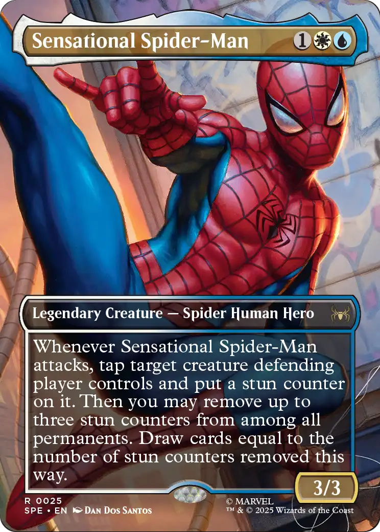 Sensational Spider-Man (Borderless) (025) [Marvel's Spider-Man: Eternal-Legal]