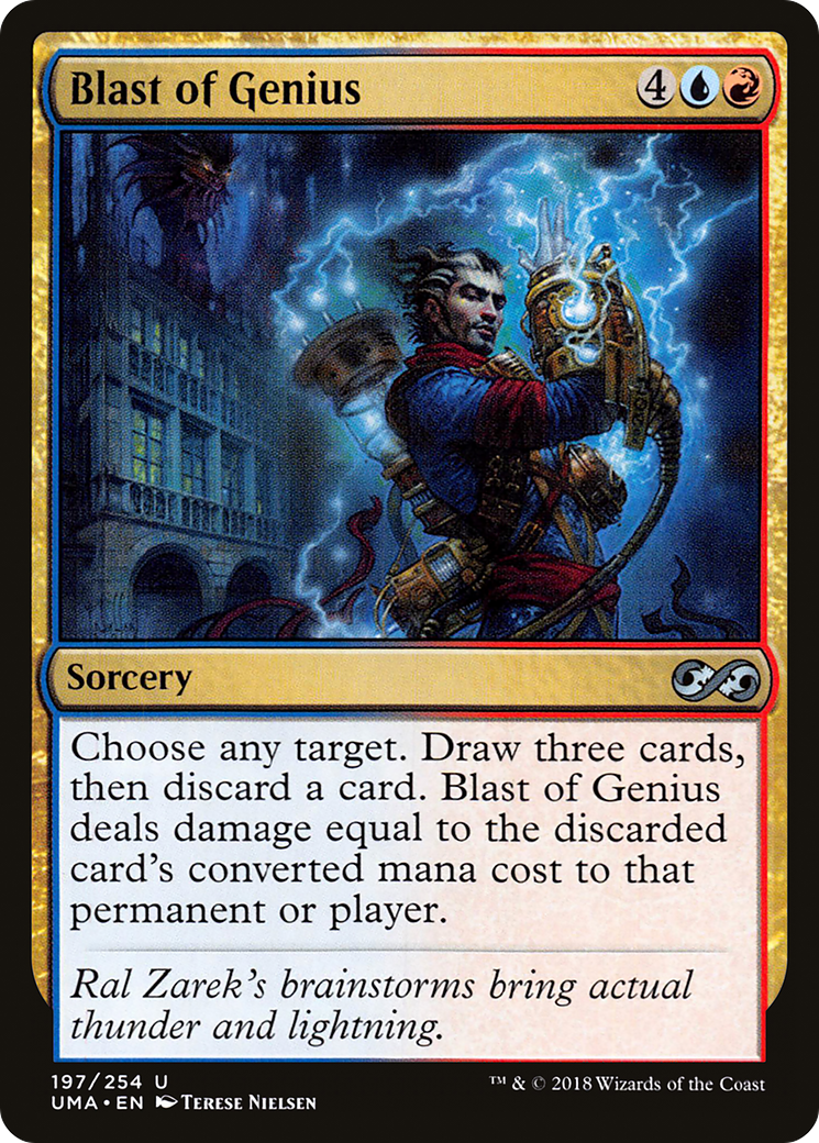 Blast of Genius [Ultimate Masters] Foil