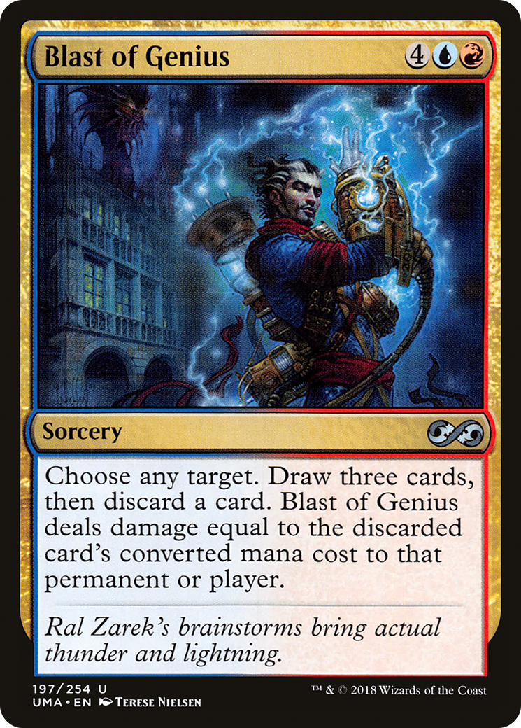 Blast of Genius [Ultimate Masters] Foil