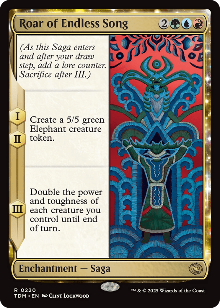 Roar of Endless Song (220) [Tarkir: Dragonstorm]  Foil