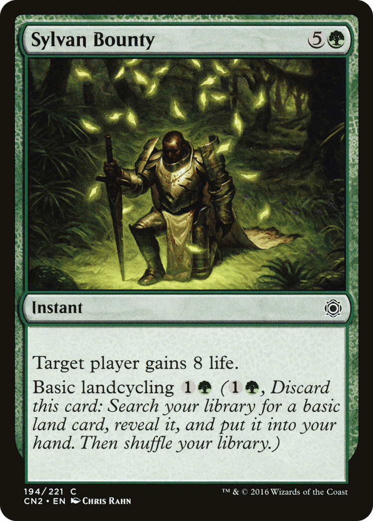 Sylvan Bounty [Conspiracy: Take the Crown] Foil