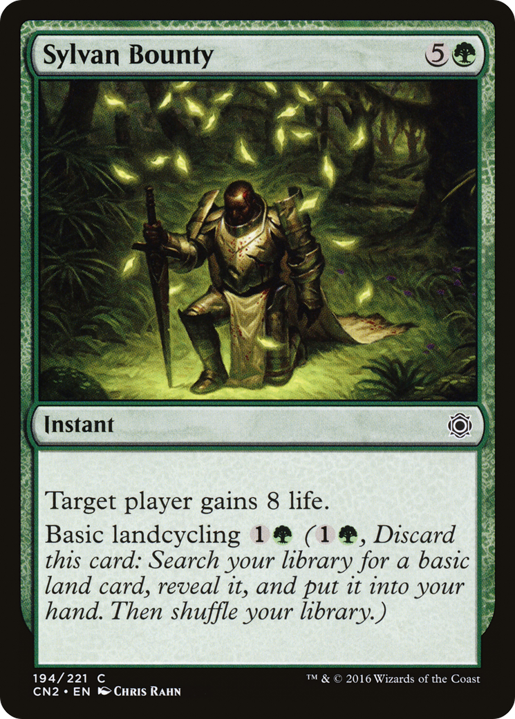 Sylvan Bounty [Conspiracy: Take the Crown] Foil