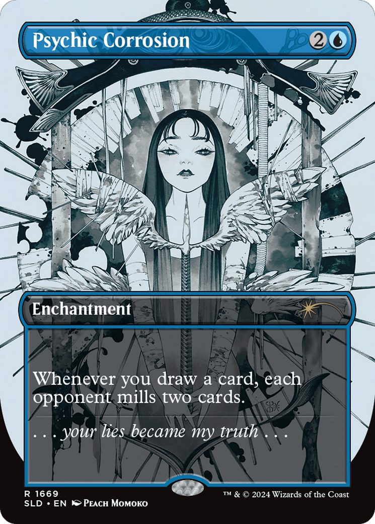 Psychic Corrosion (SLD-1669) - Secret Lair Drop (Borderless) Foil