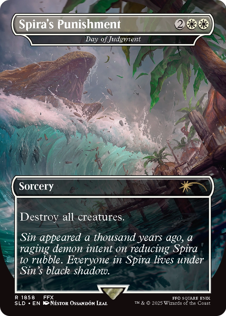 Day of Judgment (1858) [Secret Lair Drop]  / Spira's Punishment (Borderless)