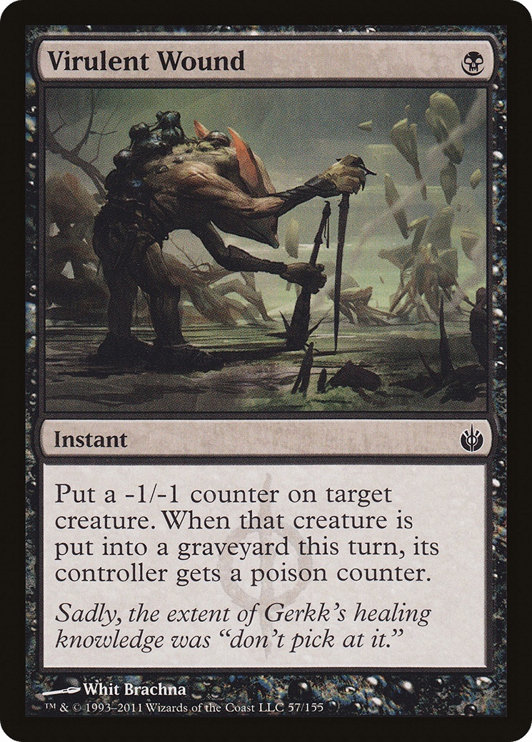Virulent Wound [Mirrodin Besieged] Foil