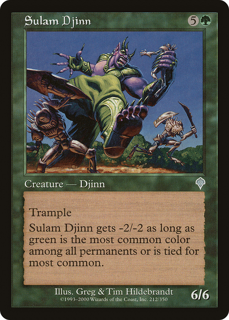 Sulam Djinn [Invasion] Foil