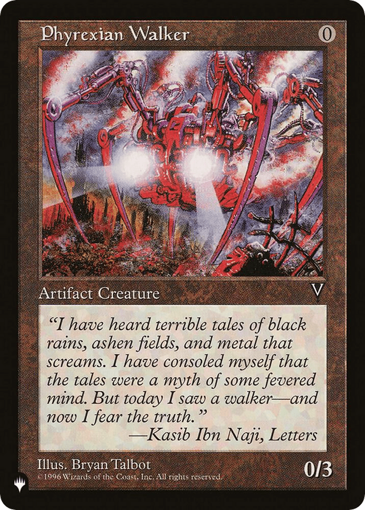 Phyrexian Walker |  (VIS-152) [The List]