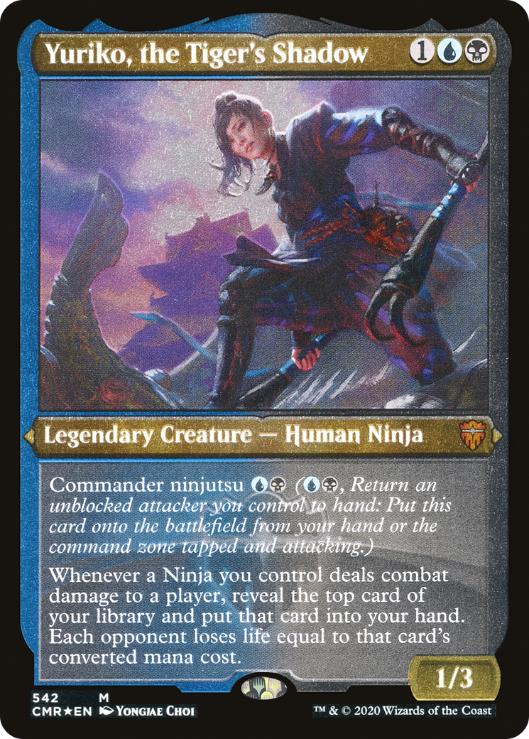 Yuriko, the Tiger's Shadow (542) [Commander Legends]  Foil
