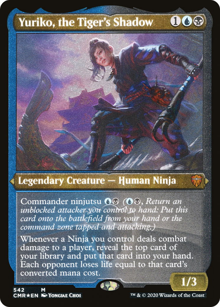 Yuriko, the Tiger's Shadow (542) [Commander Legends]  Foil