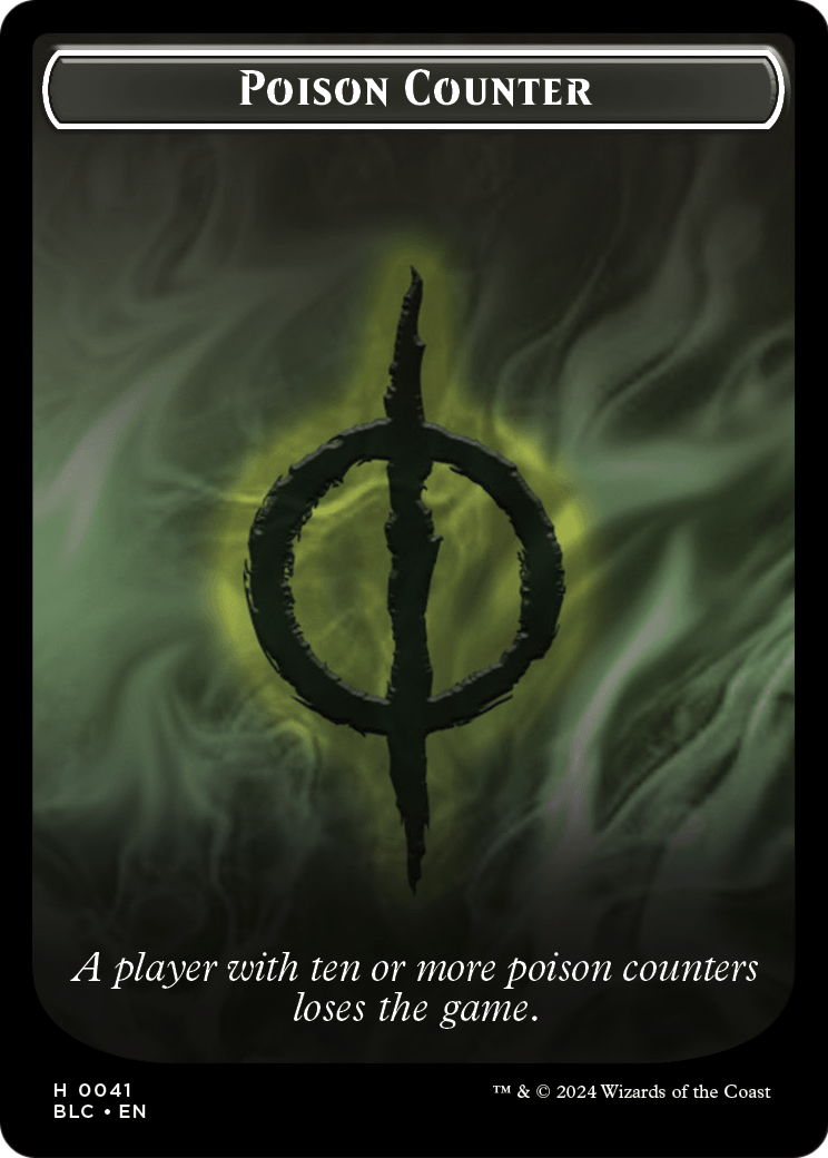 Poison Counter (TBLC-041) - Bloomburrow Commander Tokens