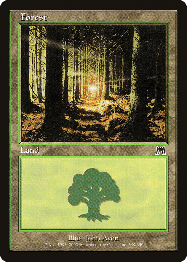 Forest (349) [Onslaught] Foil