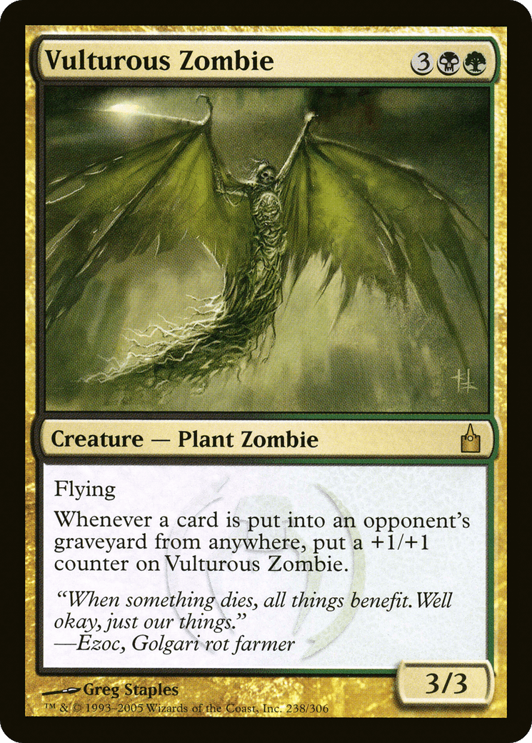 Vulturous Zombie [Ravnica: City of Guilds] Foil