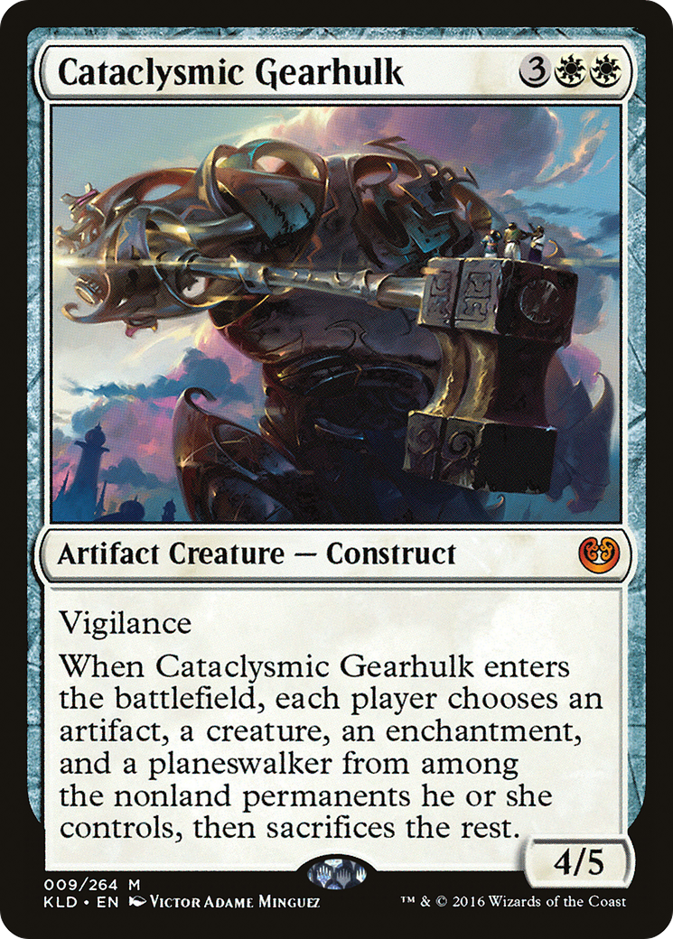 Cataclysmic Gearhulk [Kaladesh] Foil