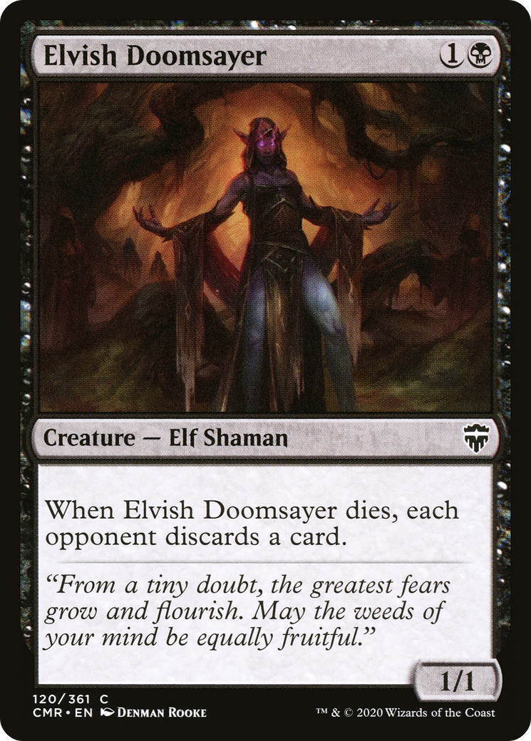 Elvish Doomsayer [Commander Legends] Foil