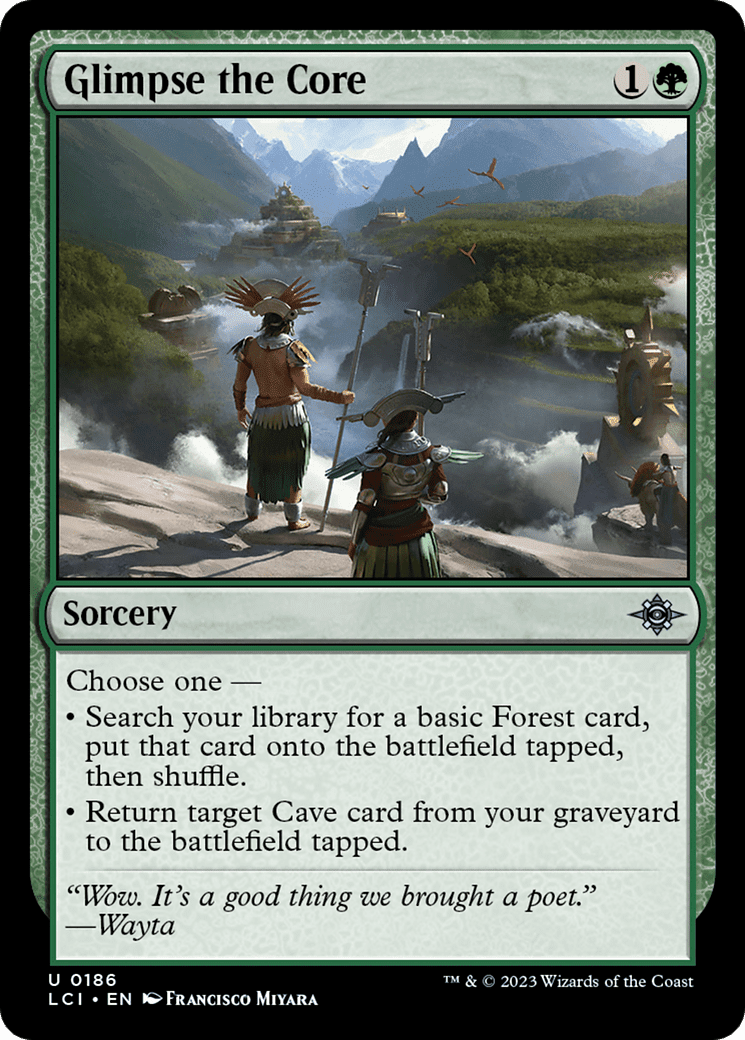 Glimpse the Core [The Lost Caverns of Ixalan] Foil