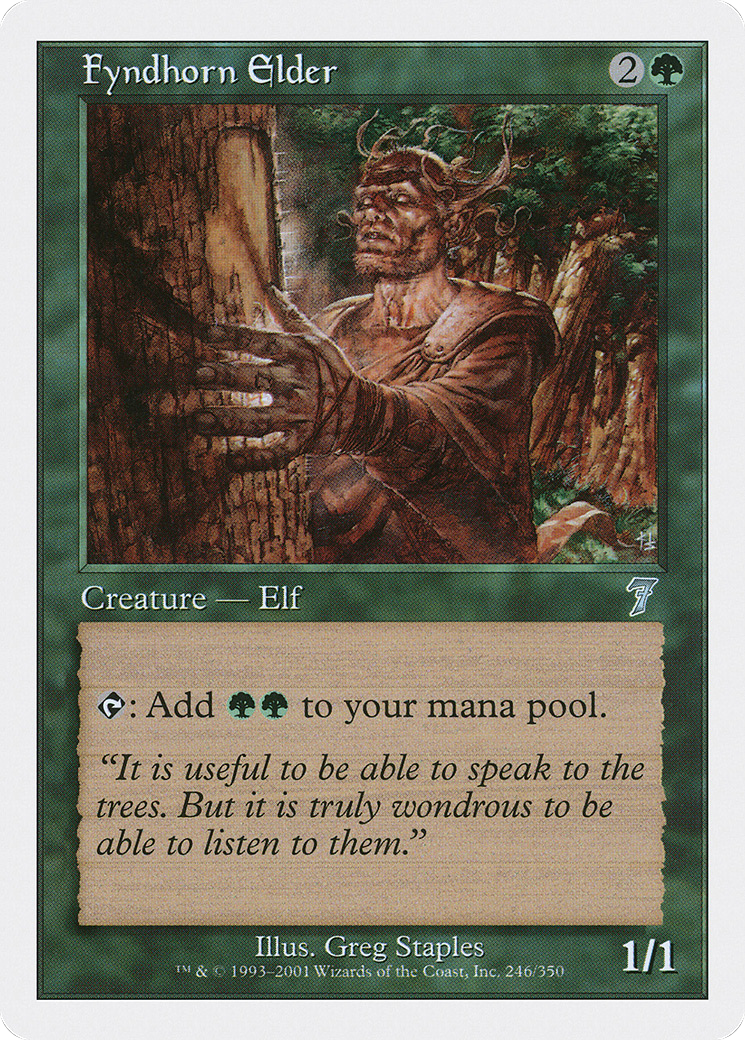 Fyndhorn Elder [Seventh Edition] Foil