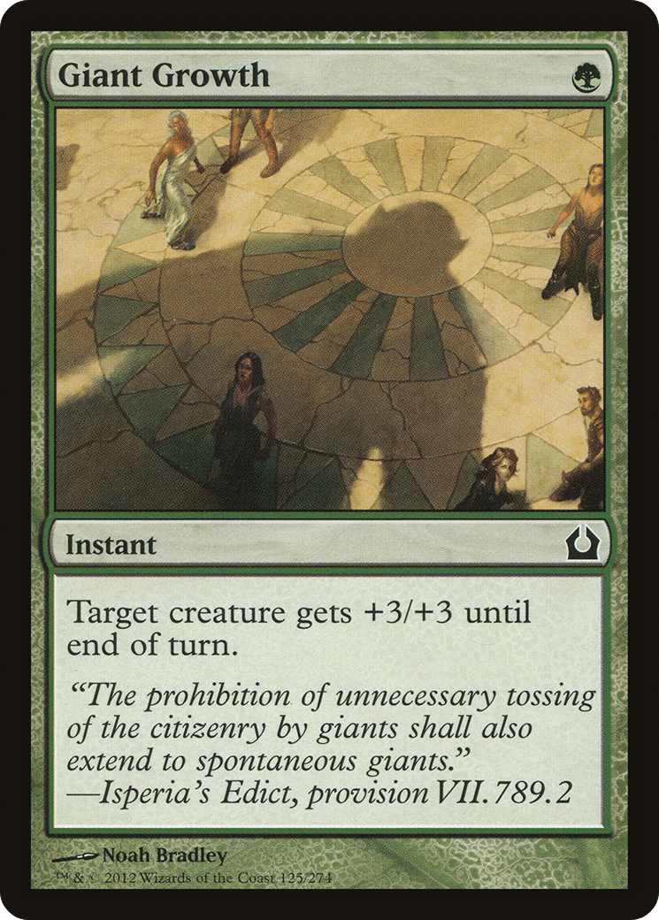 Giant Growth [Return to Ravnica] Foil