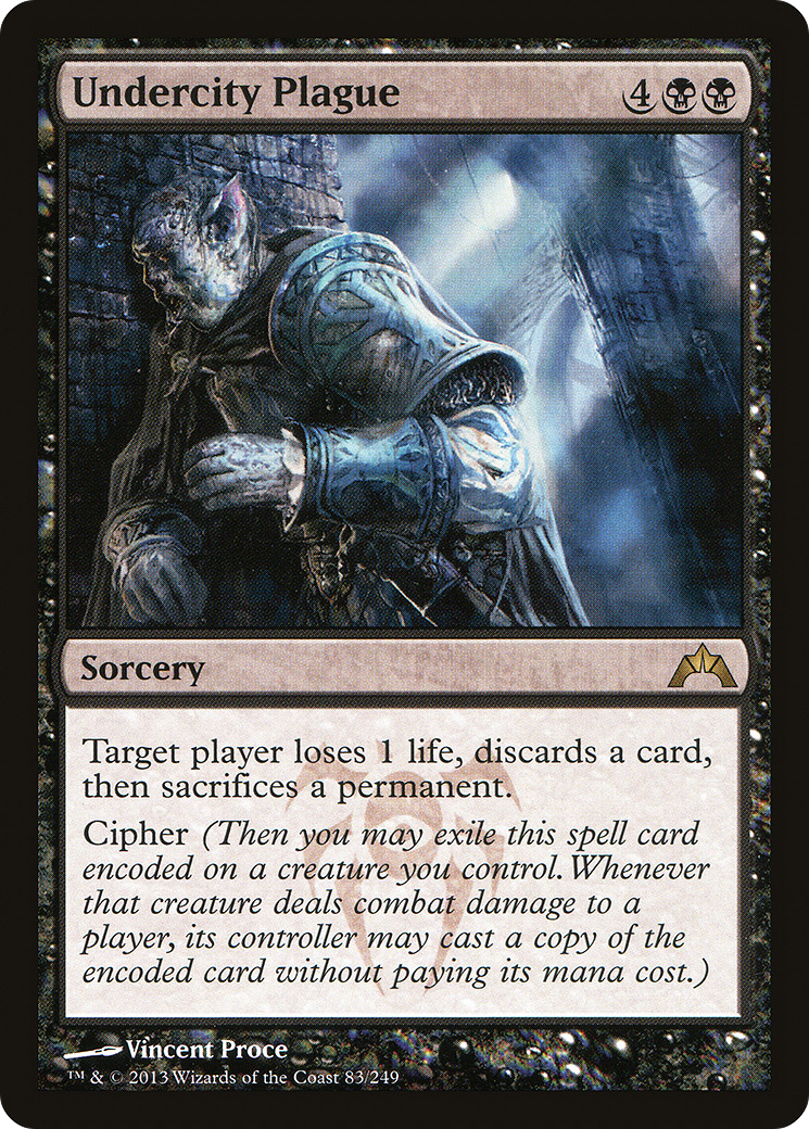 Undercity Plague [Gatecrash] Foil