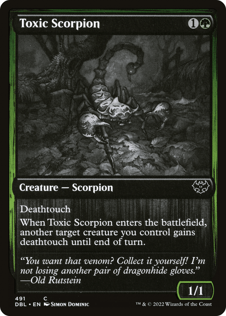 Toxic Scorpion [Innistrad: Double Feature]