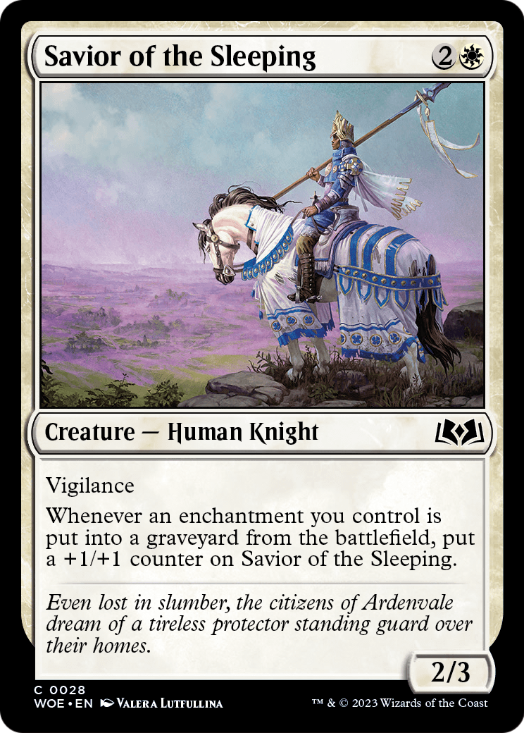 Savior of the Sleeping [Wilds of Eldraine] Foil