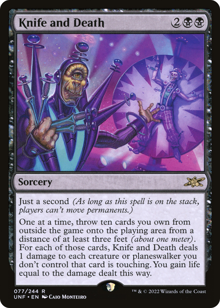 Knife and Death [Unfinity] Foil
