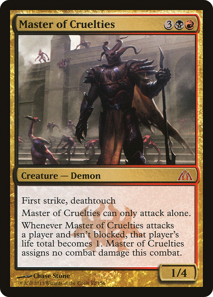 Master of Cruelties [Dragon's Maze] Foil