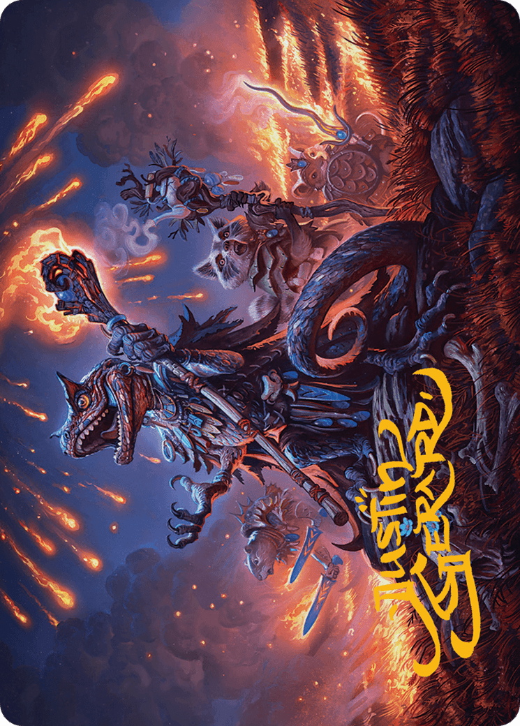 Valley Flamecaller // Valley Flamecaller (ABLB-021) - Bloomburrow Art Series (Borderless)