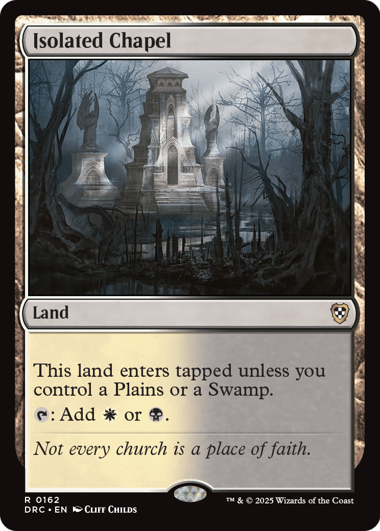 Isolated Chapel (-162) [Commander: Aetherdrift]