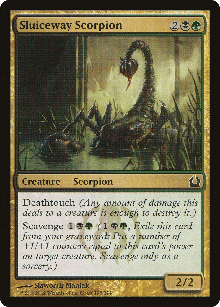 Sluiceway Scorpion [Return to Ravnica] Foil