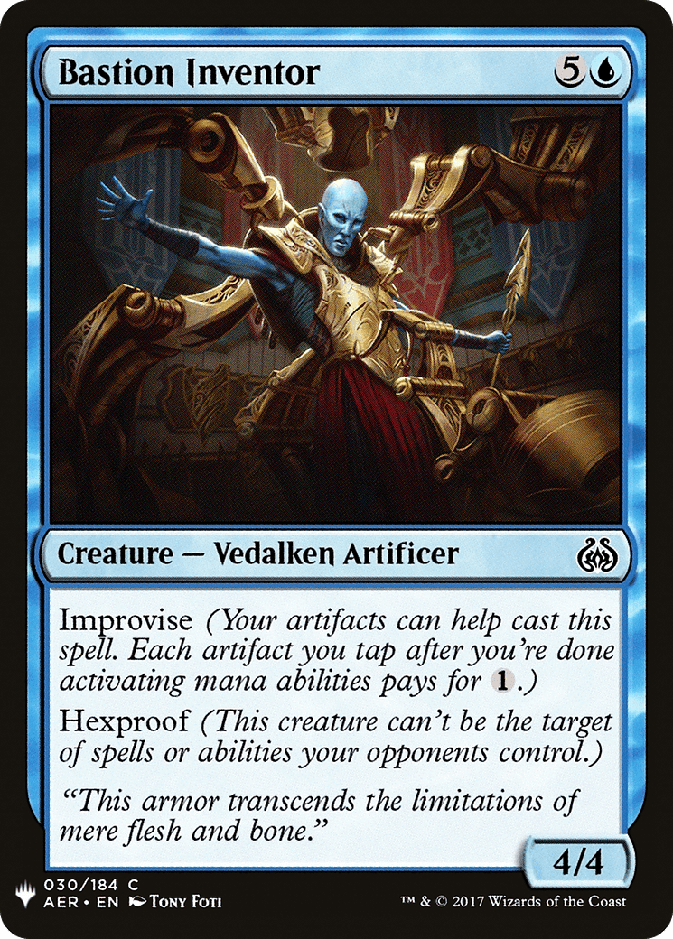 Bastion Inventor |  (AER-30) [The List]