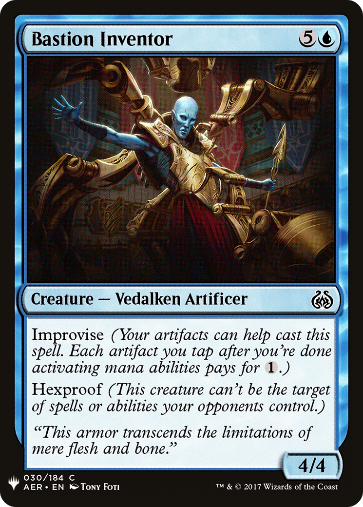 Bastion Inventor |  (AER-30) [The List]