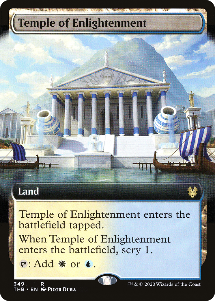Temple of Enlightenment (Extended Art) [Theros Beyond Death] Foil