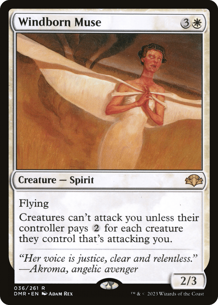 Windborn Muse [Dominaria Remastered] Foil