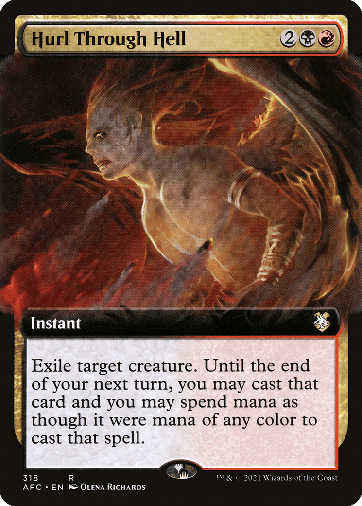 Hurl Through Hell (Extended Art) [Dungeons & Dragons: Adventures in the Forgotten Realms Commander]