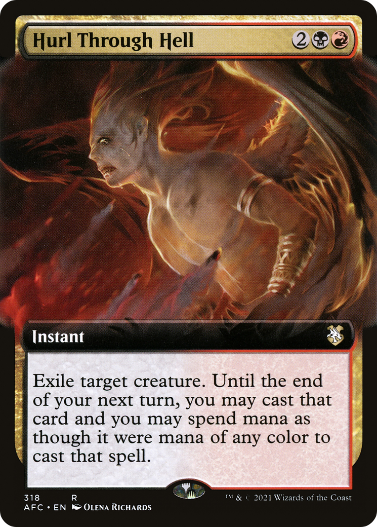 Hurl Through Hell (Extended Art) [Dungeons & Dragons: Adventures in the Forgotten Realms Commander]