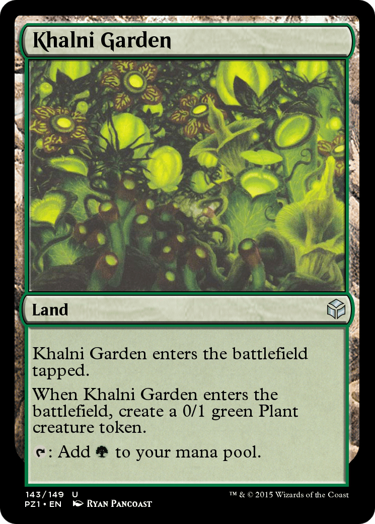 Khalni Garden (PZ1-143) - Legendary Cube Prize Pack