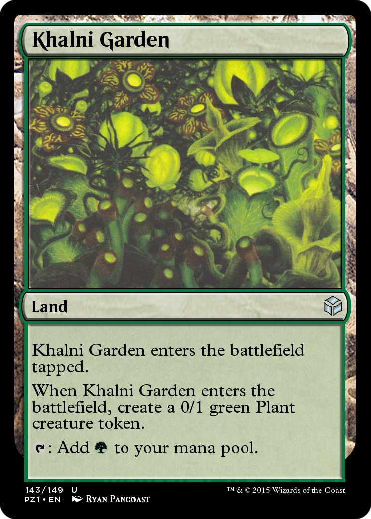 Khalni Garden (PZ1-143) - Legendary Cube Prize Pack