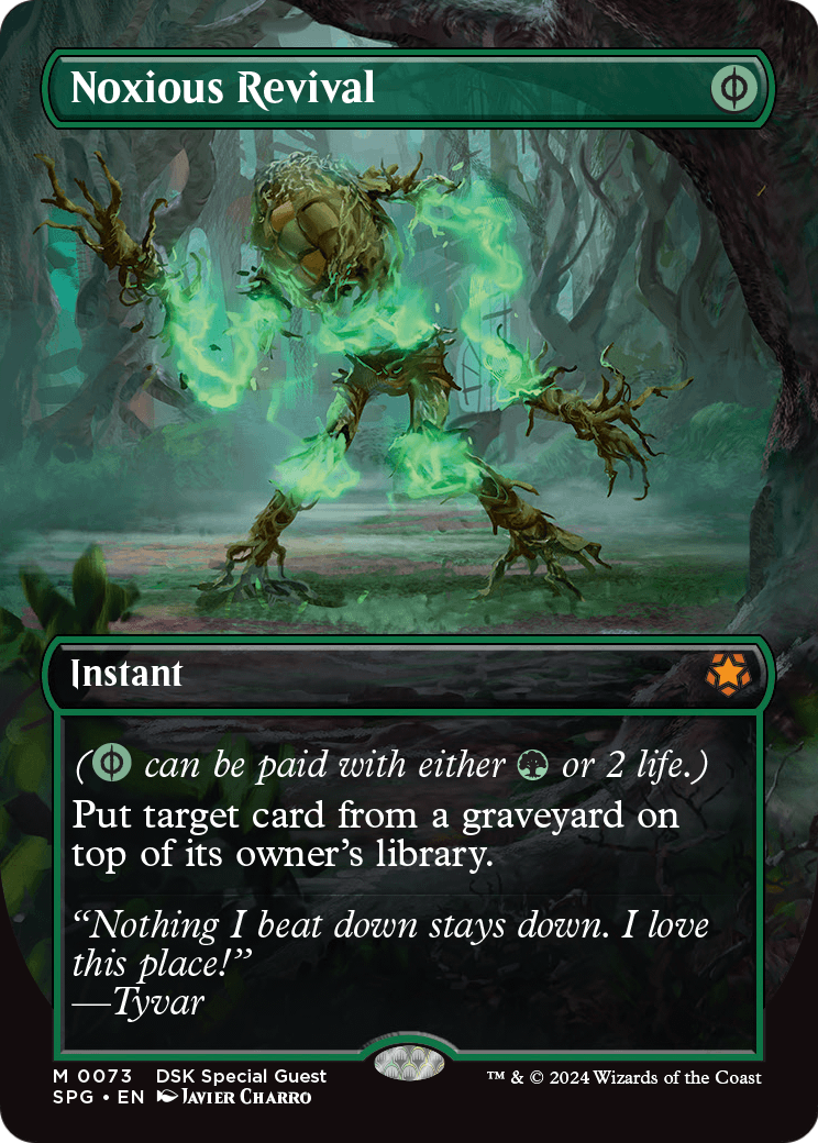 Noxious Revival (Borderless) [Duskmourn: House of Horror Special Guests] Foil