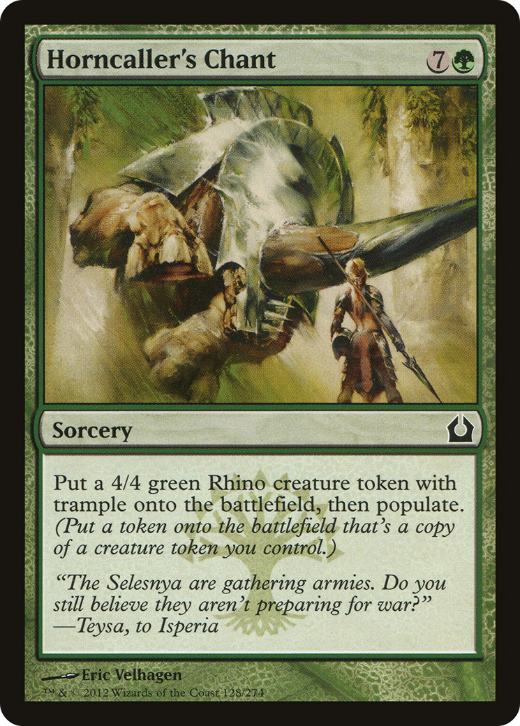 Horncaller's Chant [Return to Ravnica] Foil
