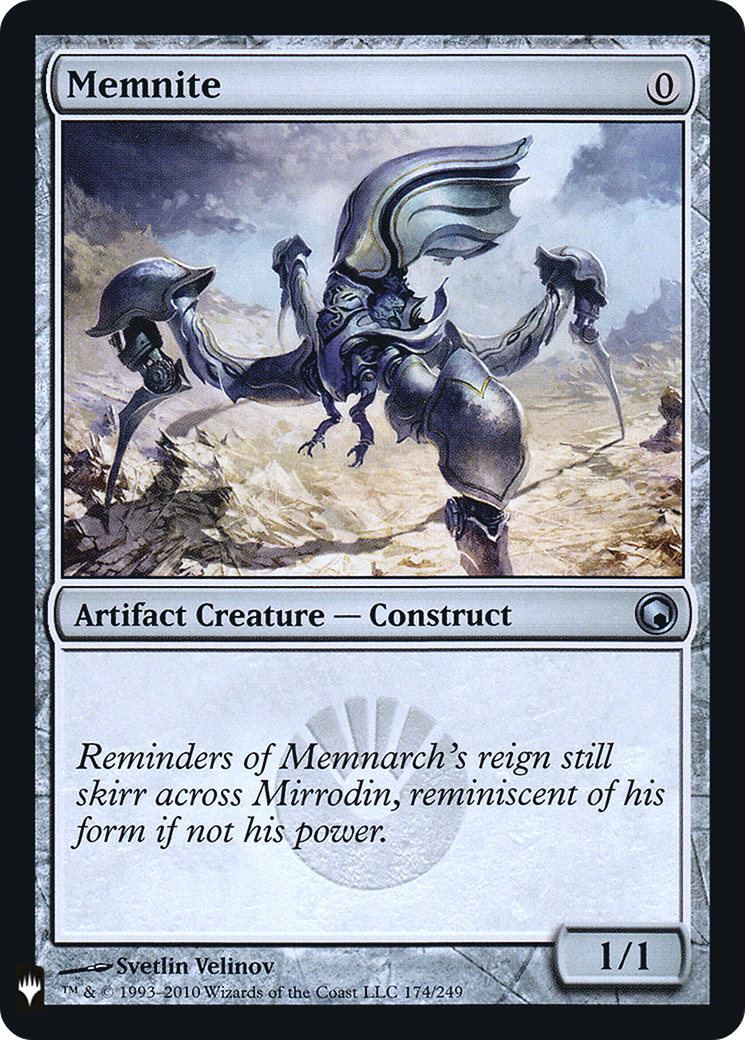 Memnite |  Foil (SOM-174) [The List]
