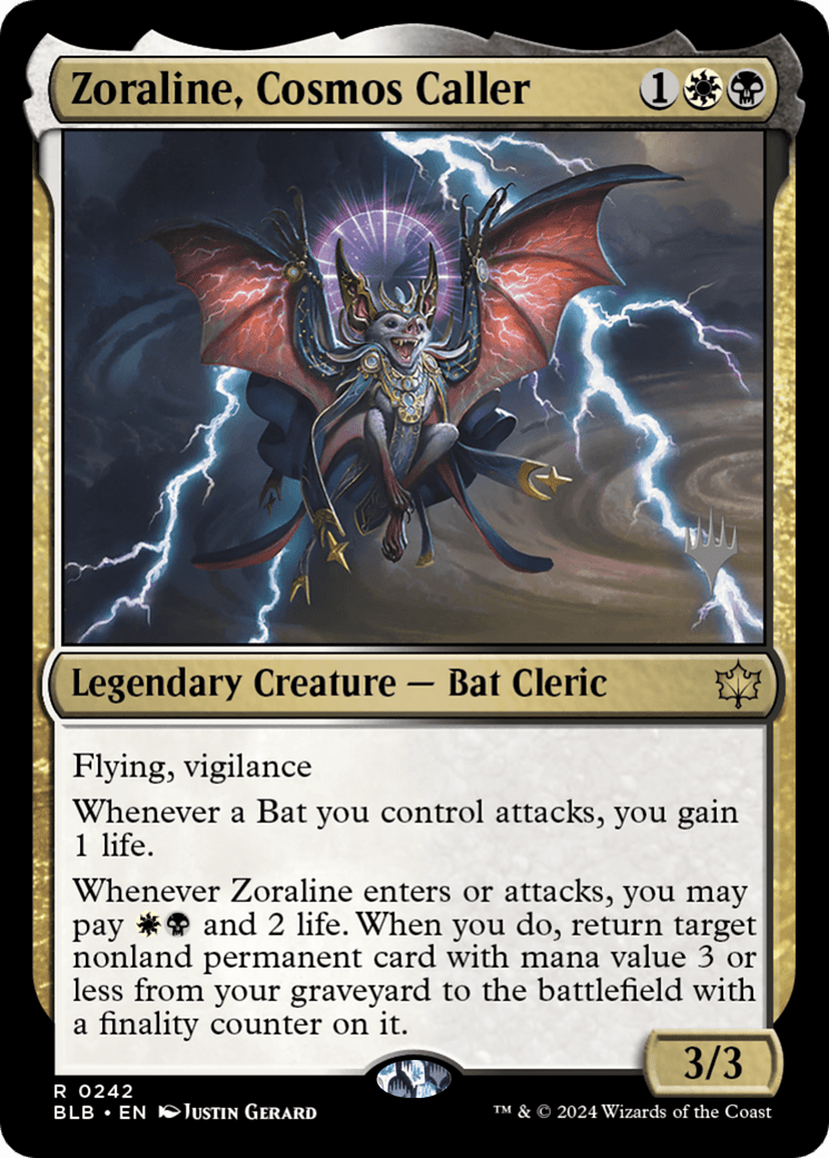 Zoraline, Cosmos Caller (Promo Pack) [Bloomburrow Promos] Foil
