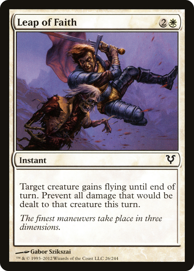 Leap of Faith [Avacyn Restored] Foil