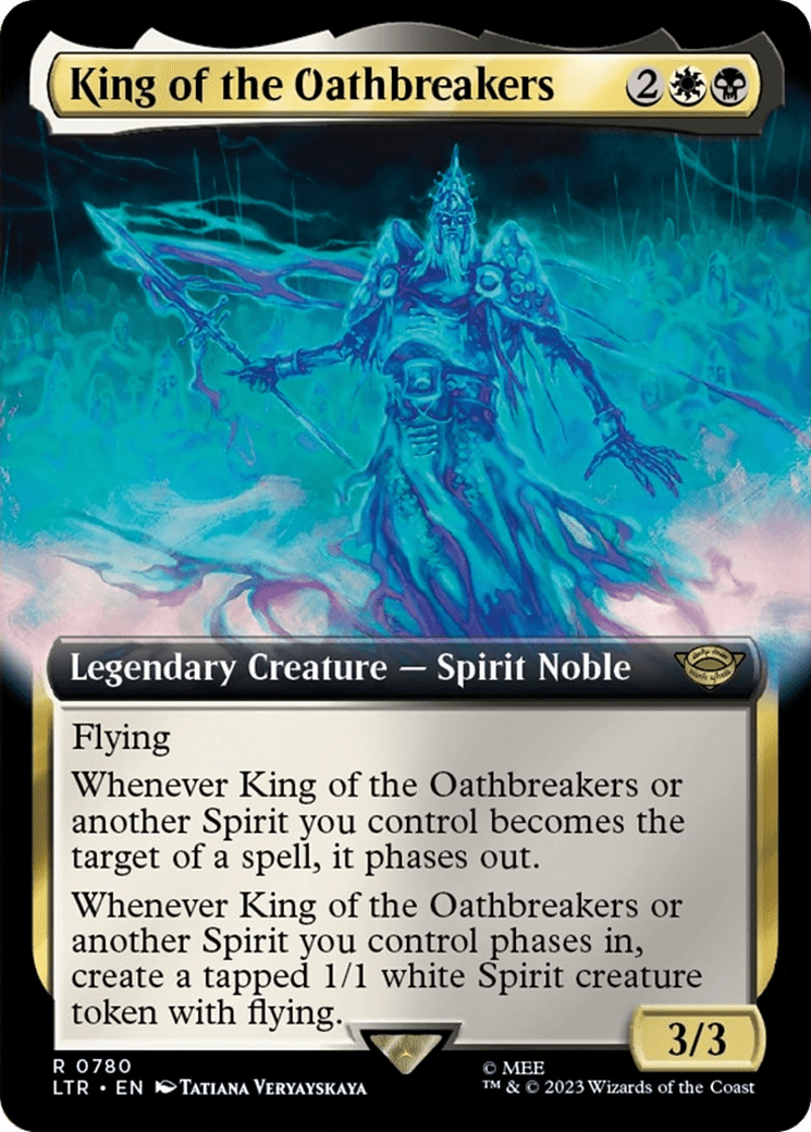 King of the Oathbreakers (Extended Art) (Surge Foil) [The Lord of the Rings: Tales of Middle-Earth]