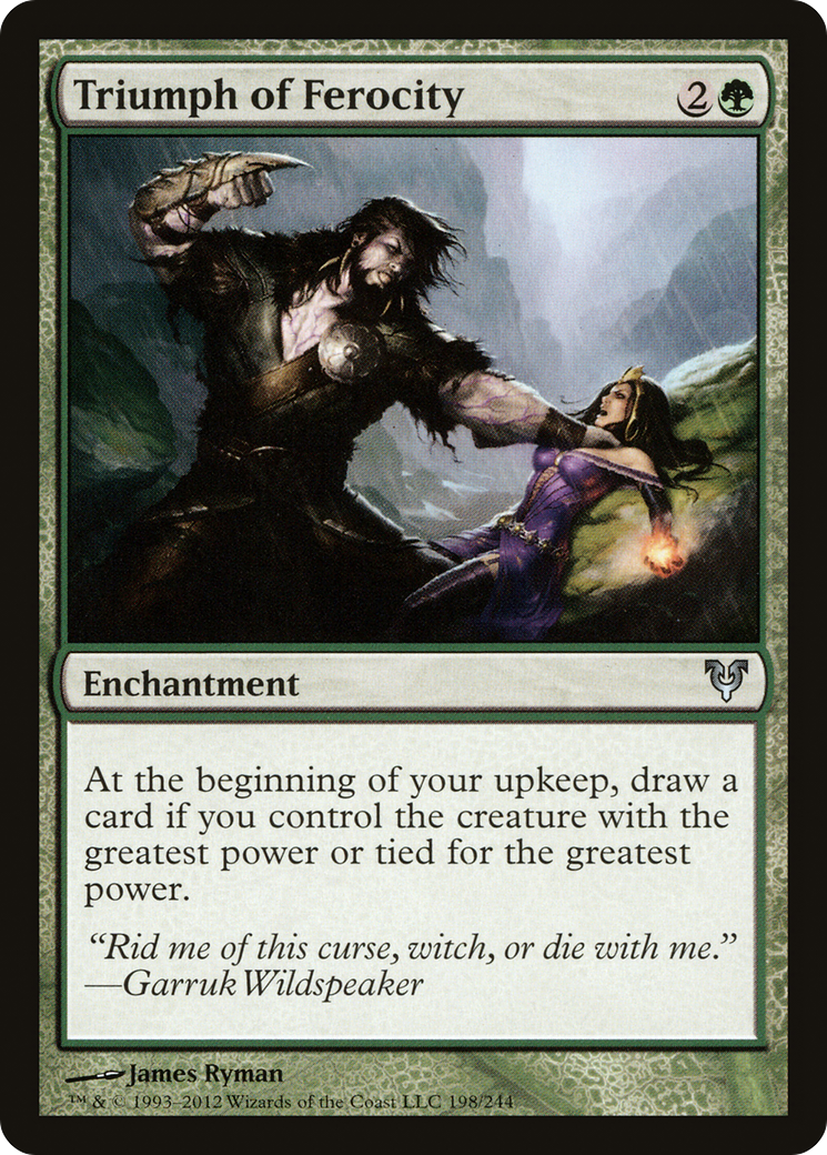 Triumph of Ferocity [Avacyn Restored] Foil