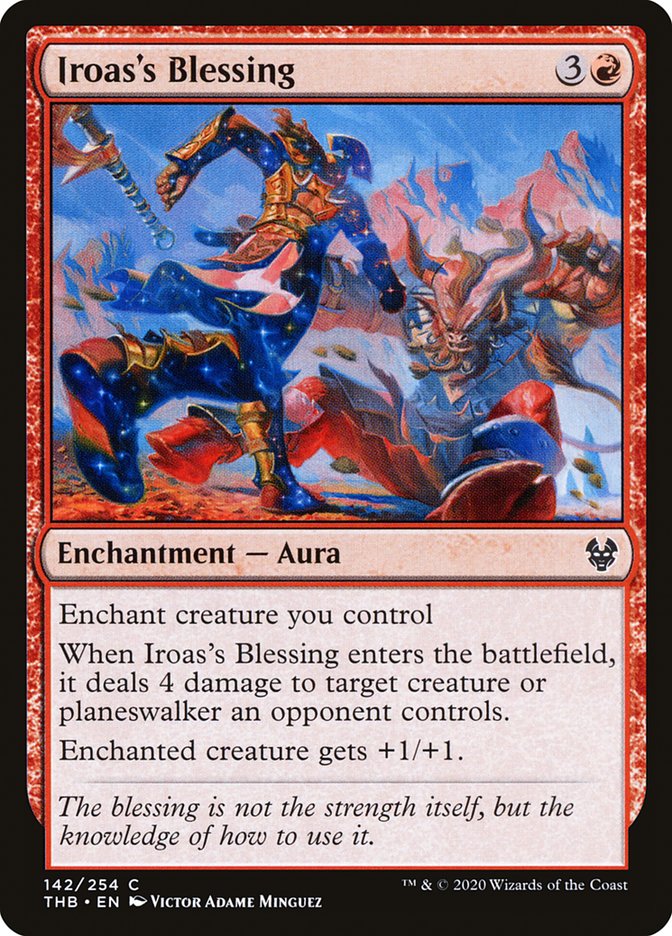 Iroas's Blessing 142/254 (Theros Beyond Death)  - Foil