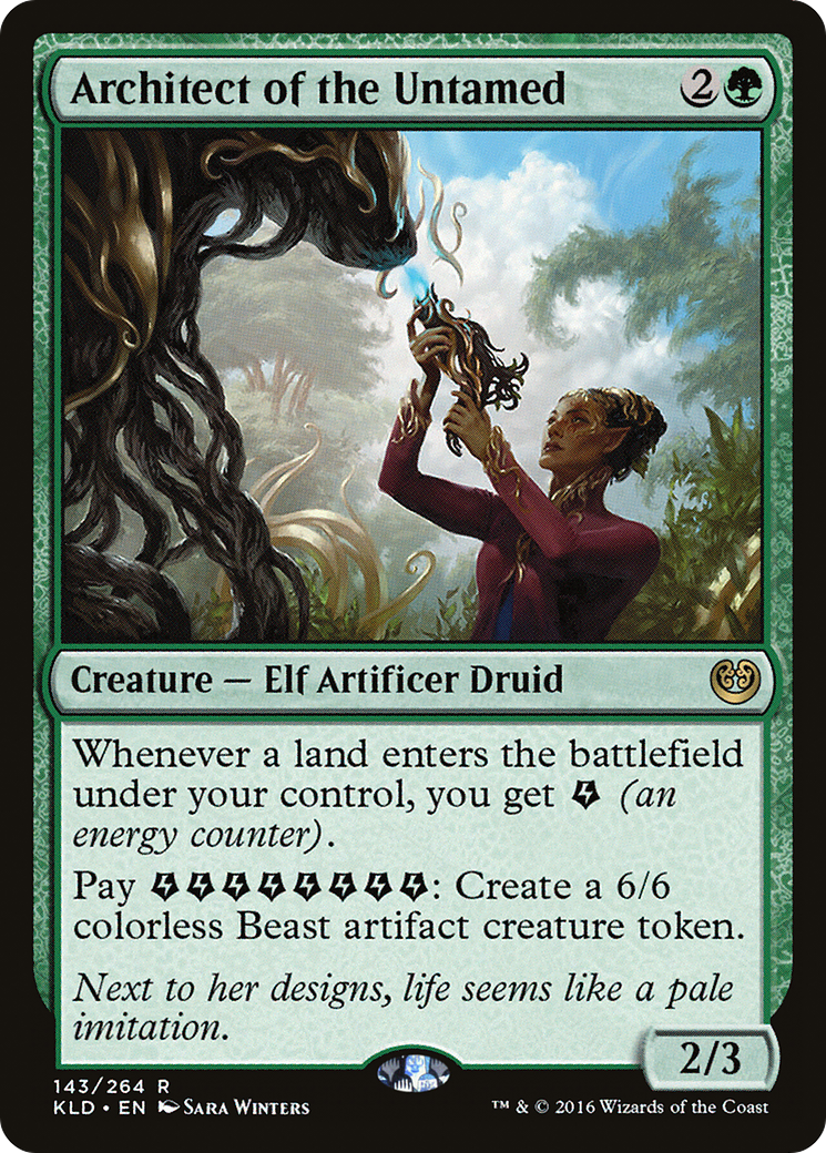 Architect of the Untamed [Kaladesh] Foil